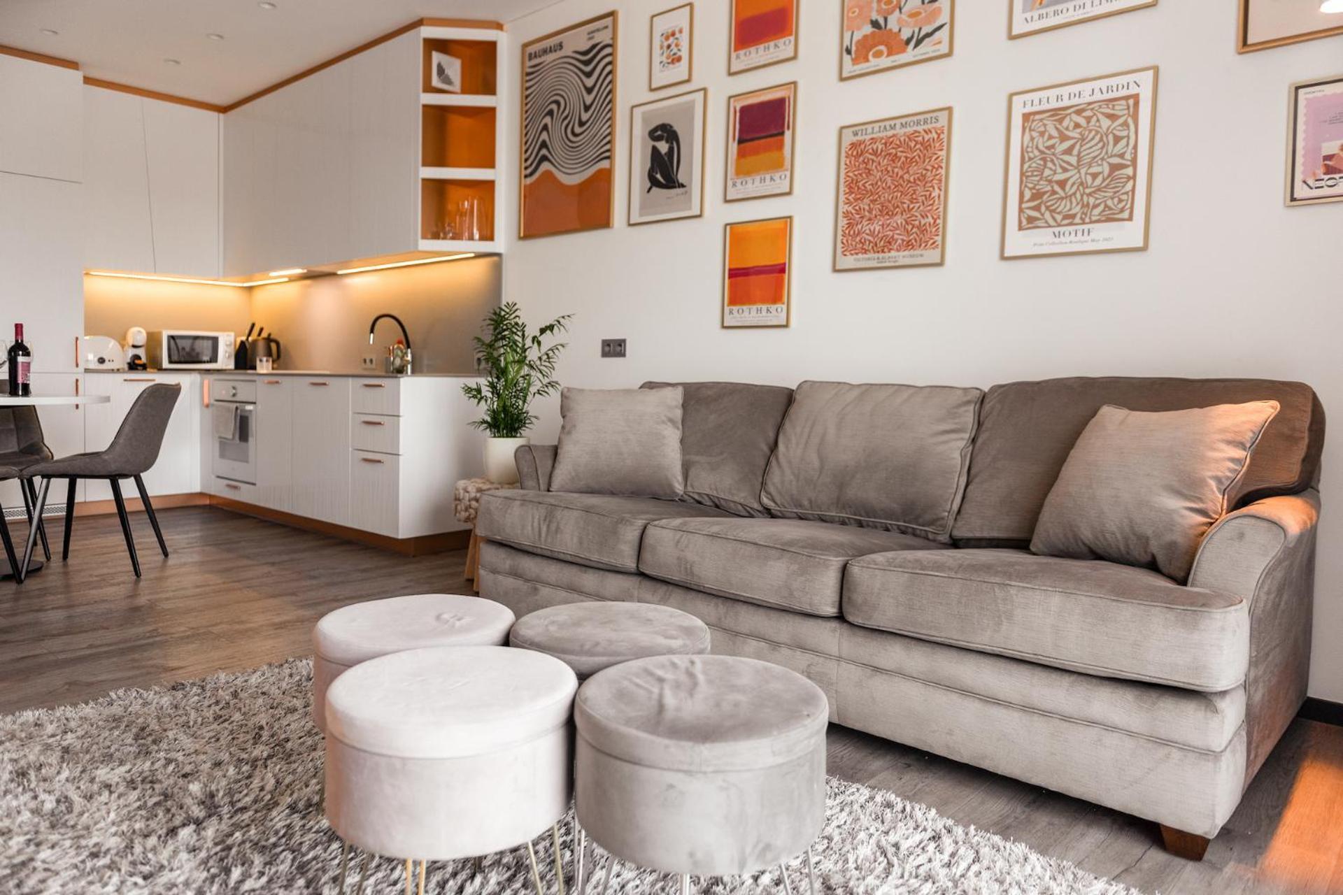 Bright Kaunas Apartment With Castle View المظهر الخارجي الصورة